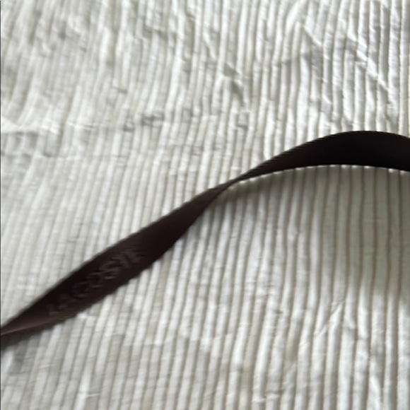 Lacoste Maroon Crossbody Bag with Brown Strap - Picture 3 of 6